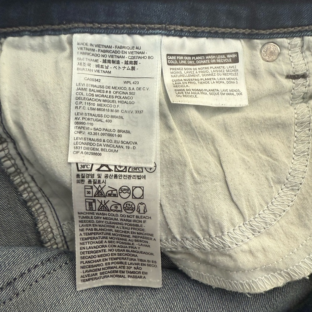 Levi's Women's Size 15 32 Legging Jegging Jeans Skinny Stretchy Cotton Blend - Picture 5 of 6